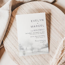 Boda de los bosques de las montañas invernales