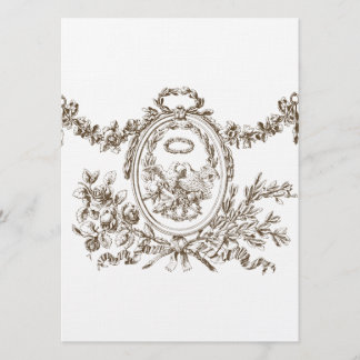 Invitación Boda de los Jardines Franceses Cartouche invita