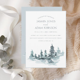 Invitación Boda de los Pinos de Pinos de la Selva Watercolori