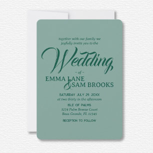 Invitación Boda de Lotus blanco