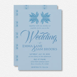 Invitación Boda de Lotus blanco