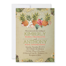 boda de luces de playa de piña tropical