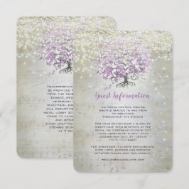 Invitación Boda de luces y estrellas de cuento de hadas de la