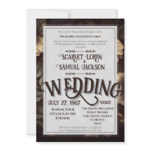 Boda de lujo elegante clásico retro oscuro