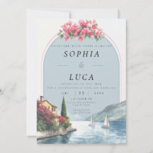 Boda de lujo en destino Lago de Como con código QR