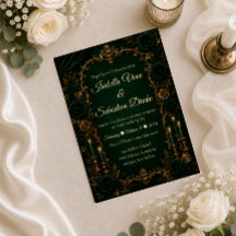 Boda de Lujo Esmeralda Encantada de Otoño