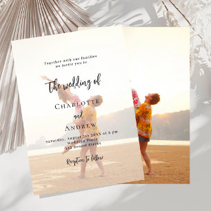 Invitación Boda de lujo fotográfico
