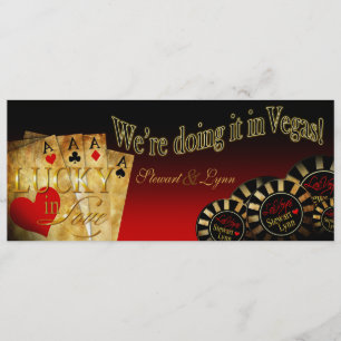 Invitación Boda de Lujo METALLIC ICE de Lynn en Las Vegas
