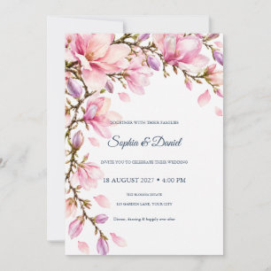 Invitación Boda de Magnolia Ballet Blossom