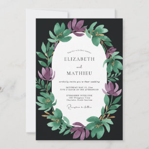 Invitación Boda de Magnolia Jade Amatista