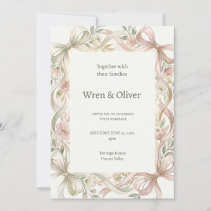 Invitación Boda de Magnolia Rosa
