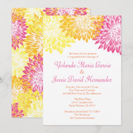 Invitación Boda de Mamáes de color brillante
