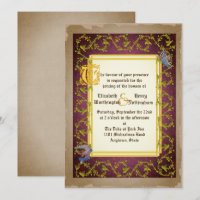 Boda de manuscritos ilustrados medievales de Mock