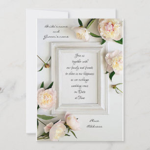 Invitación Boda de marco de imagen de bonito