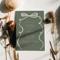 Boda de marco de inclinación verde