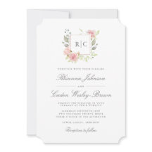 Boda de marco monograma de rosas rosas rosas rosas