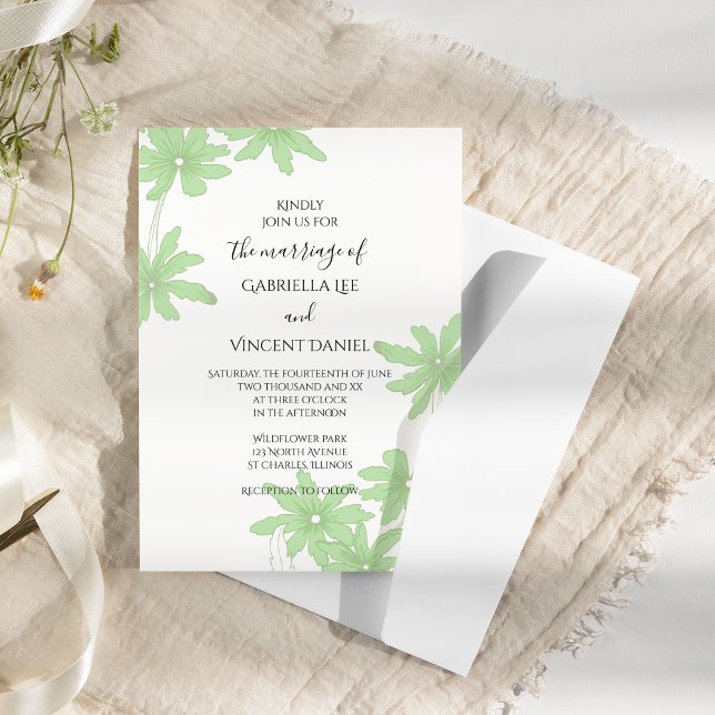 Invitación Boda de maremotos verdes (Subido por el creador)