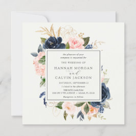 Invitación Boda de Marina y Rubor Florals