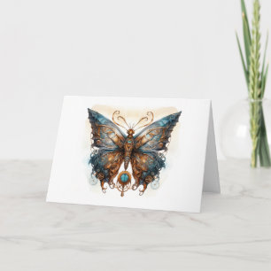 Invitación Boda de mariposa steampunk