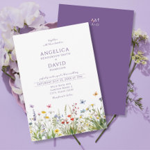 Boda de mariposas Whimsical Wildflowers