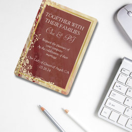 Invitación Boda de mármol clásico