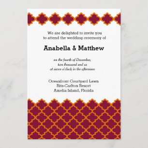 Invitación Boda de Marruecos