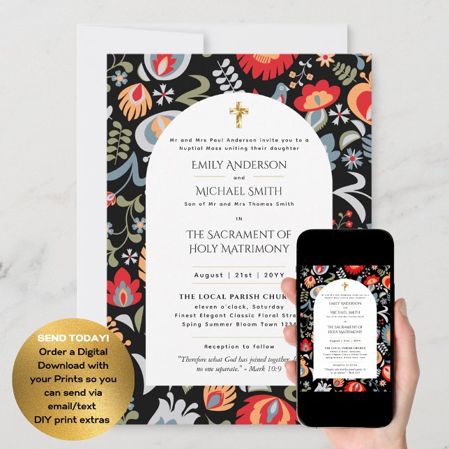 Invitación Boda de Masa Nupcial de Verano de Primavera (Subido por el creador)