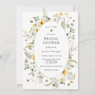 Invitación Boda de Meant to Bee Jardín Floral