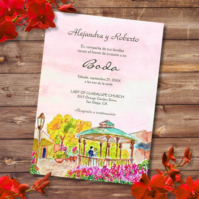 Invitación Boda de México del Casco Antiguo Español (Subido por el creador)