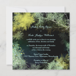 Invitación Boda de Mística Mágica Starry Forest