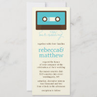 Boda de mixtape retro