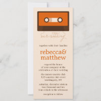 Boda de mixtape retro