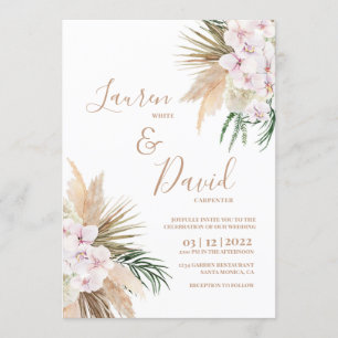 Invitación boda de Moda Boho