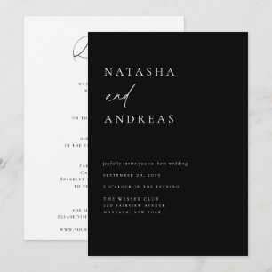 Invitación Boda de Moda contemporánea