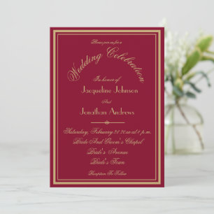 Invitación Boda de Moda de correo electrónico del sitio web R