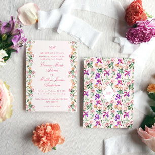 Invitación Boda de Moda de Watercolor Rustic Garden Boho