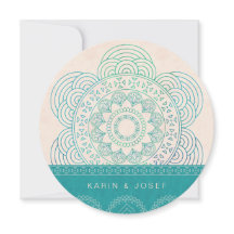 Boda de Moda del Jardín de Verano Mandala