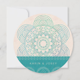 Invitación Boda de Moda del Jardín de Verano Mandala