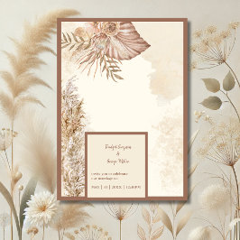 Invitación boda de Moda moderna intemporal Elegancia