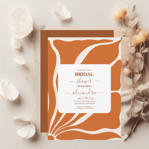 Invitación Boda de Moda retro floral Boho