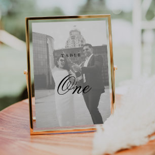 Invitación Boda de monograma Minimalista moderno