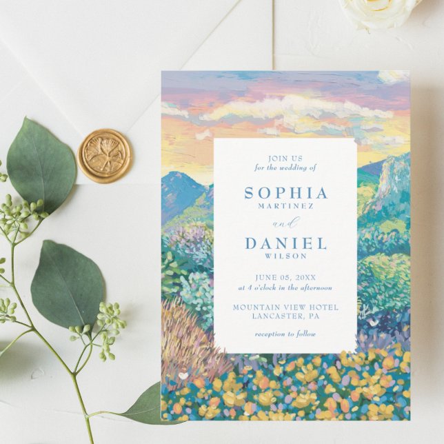 Invitación Boda de montaña (Subido por el creador)