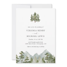 Boda de montaña de pino