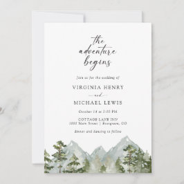 Invitación Boda de Montaña Forestal