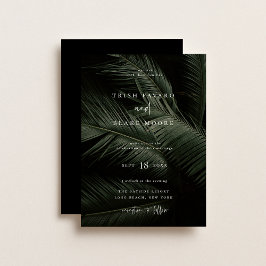 Invitación Boda de Moody Tropics