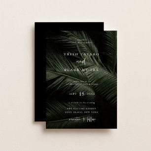Invitación Boda de Moody Tropics