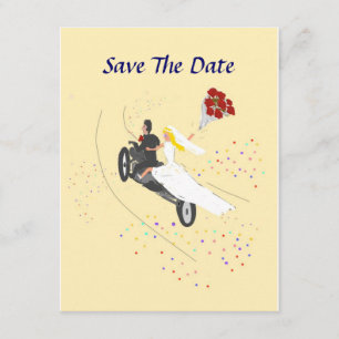 Invitación Boda de Moteros Guardar la Fecha