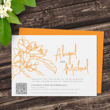 boda de naranja de boceto de lápiz de naranja