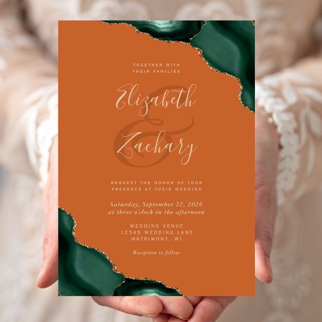 Invitación Boda de Naranjas quemados en los rincones del Agat (Subido por el creador)