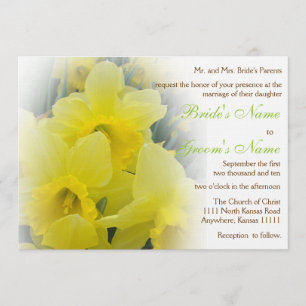 Invitación Boda de Narcisos